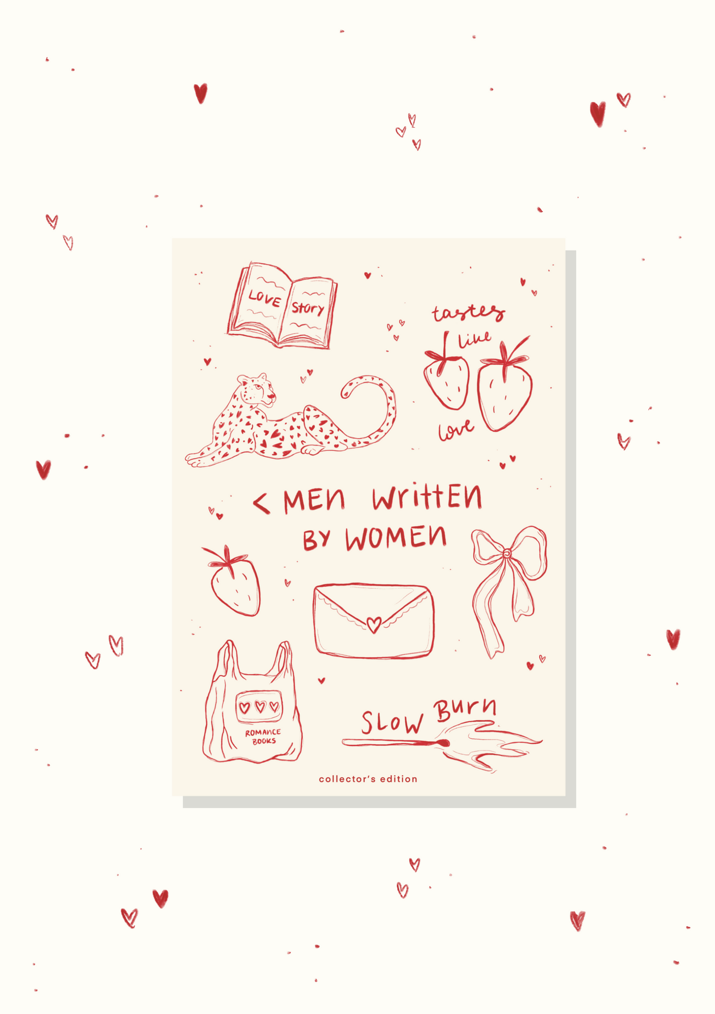 Stickerbogen "< men written by women"