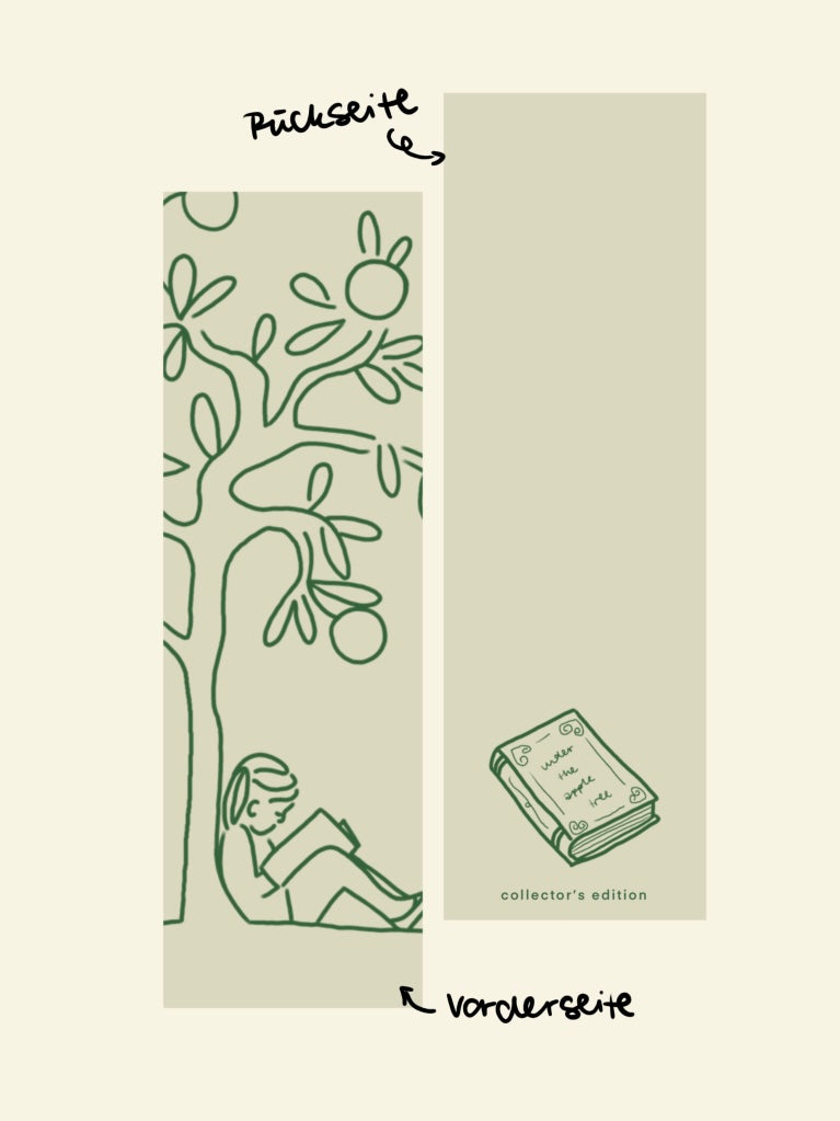 Lesezeichen "reading all day long" Doppelpack
