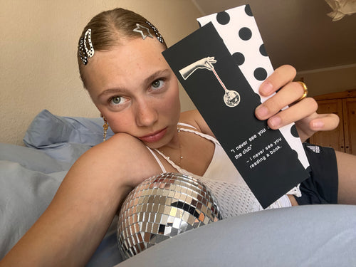 Lesezeichen "I never see you at the club" Doppelpack