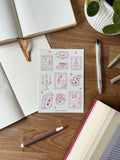 Stickerbogen "in my room"