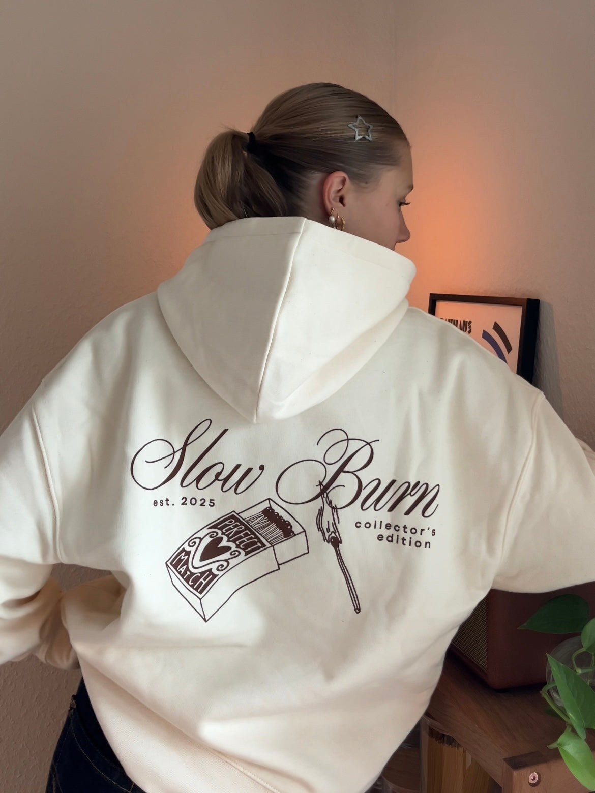 Oversized Hoodie "Slow Burn"