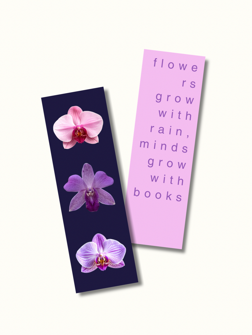 Lesezeichen "Flowers" Doppelpack